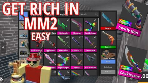 HOW I BECAME RICH IN MM2 .